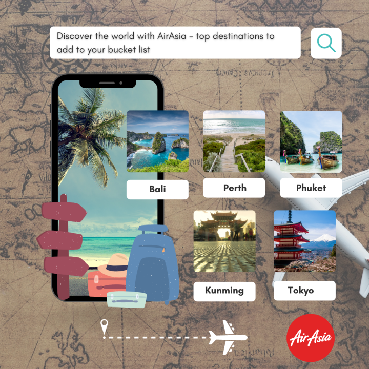 Get Ready to Discover New Horizons: Explore Amazing Destinations with AirAsia!